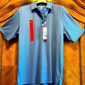 Brand New Greg Norman Shark 🦈 ML 75 Fabric luxurious hand, Play Dry Polo!